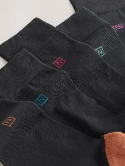 Clearance Next Black Rich Heel Cushioned Sole Comfort Socks