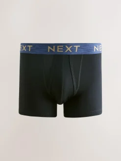Next Black Rich Marl Waistband A-Front Boxers 10 Pack^ Underwear|Underwear