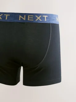 Next Black Rich Marl Waistband A-Front Boxers 10 Pack^ Underwear|Underwear
