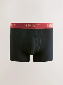 Next Black Rich Marl Waistband A-Front Boxers 10 Pack^ Underwear|Underwear