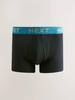 Next Black Rich Marl Waistband A-Front Boxers 10 Pack^ Underwear|Underwear