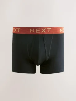 Next Black Rich Marl Waistband A-Front Boxers 10 Pack^ Underwear|Underwear