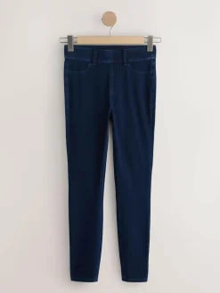 Clearance Next Black/ Rinse Blue/ Grey Full Length Jersey Denim Leggings 3 Pack