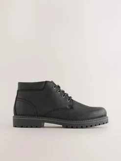 Next Rugged Leather Ankle Boots^ Boots|Boots