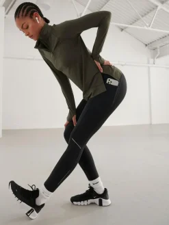 Outlet Next Black Running Leggings with Pocket