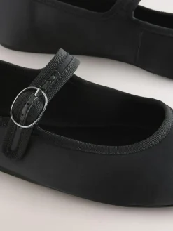 Next Forever Comfort Round Toe Buckle Detail Mary Jane Shoes^Women Flats