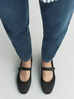 Next Forever Comfort Round Toe Buckle Detail Mary Jane Shoes^Women Flats