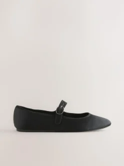 Next Forever Comfort Round Toe Buckle Detail Mary Jane Shoes^Women Flats