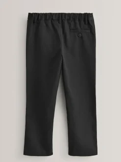 Best Next School Pull On Waist Straight Trousers (3-17yrs) Black