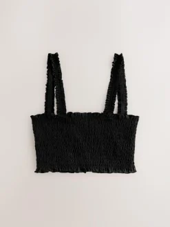 Next Shirred Bandeau Bikini Top^Women Swimwear