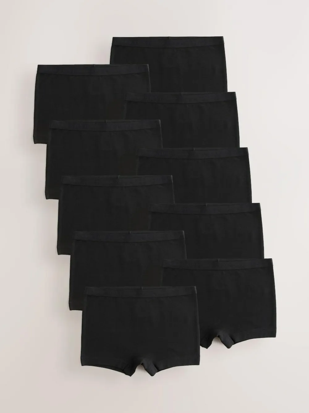 Hot Next Short Briefs 10 Pack (2-16yrs) Black