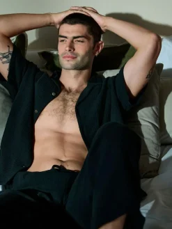 Discount Next Short Sleeve Pyjamas Set Black