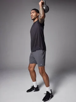 New Next Black Short Sleeve Tee Active Gym Training Top