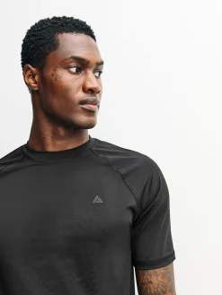 Clearance Next Black Short Sleeve Tee Active Thermal Base Layer