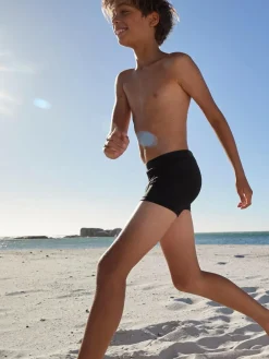 Sale Next Shorter Length Stretch Swim Shorts (3-16yrs) Black