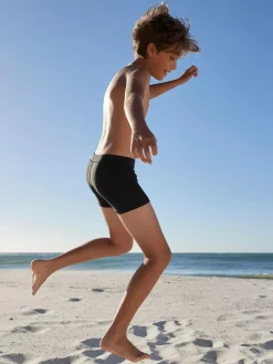 Sale Next Shorter Length Stretch Swim Shorts (3-16yrs) Black