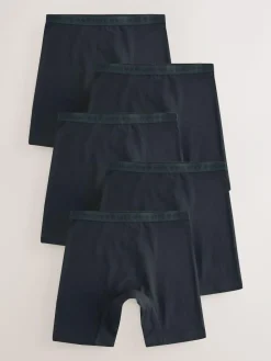 Best Next Shorts Long Leg Briefs 5 Pack (2-16yrs) Black