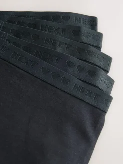 Best Next Shorts Long Leg Briefs 5 Pack (2-16yrs) Black