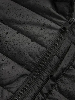 Discount Next Shower Resistant Lightweight Hooded Puffer Coat Jacket Black