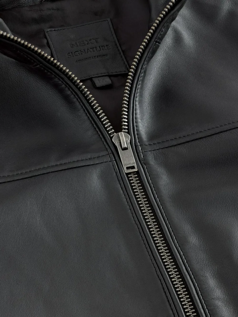 Next Signature Leather Funnel Neck Jacket^ Blazers & Formal Jackets