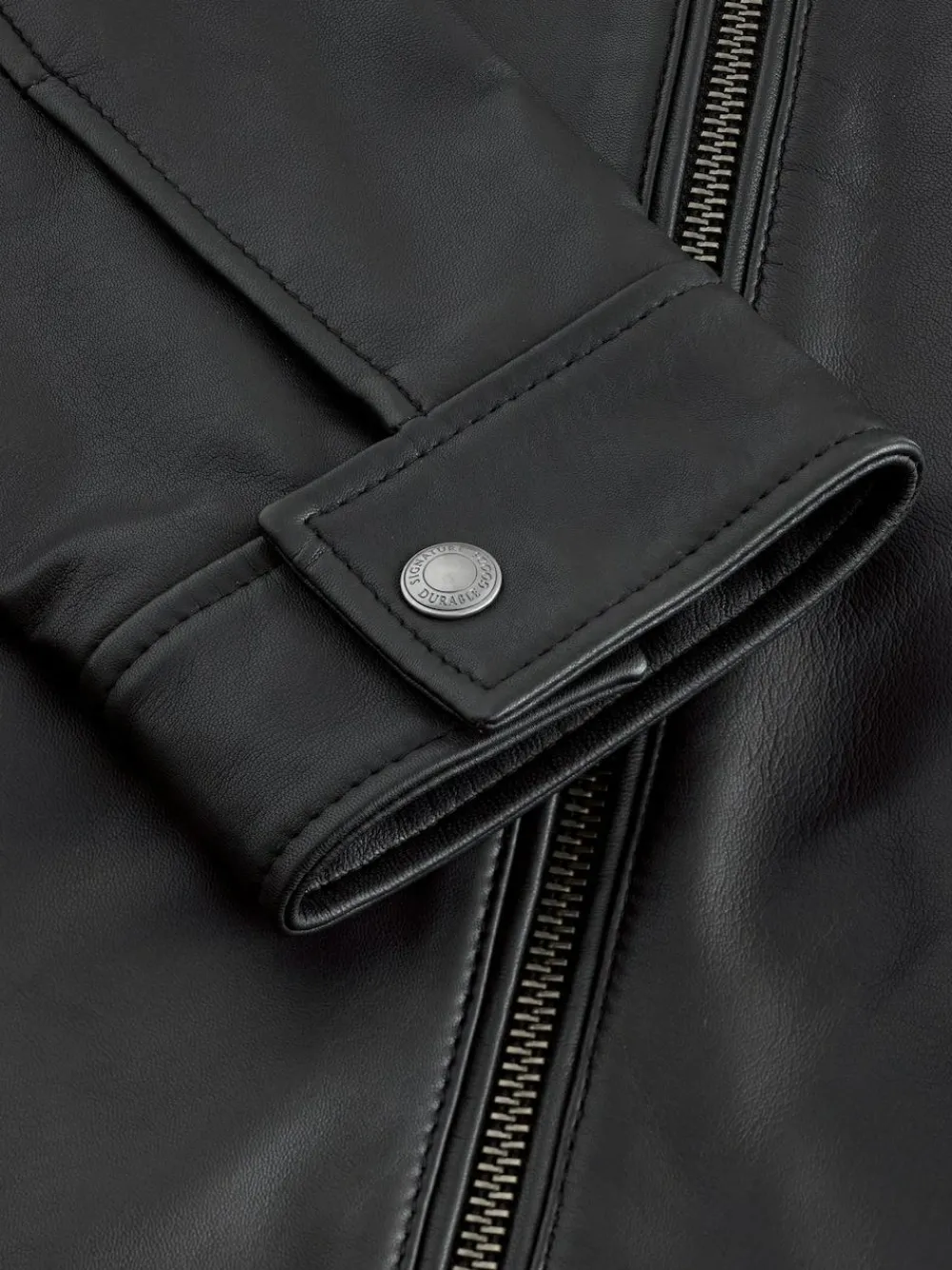 Next Signature Leather Funnel Neck Jacket^ Blazers & Formal Jackets