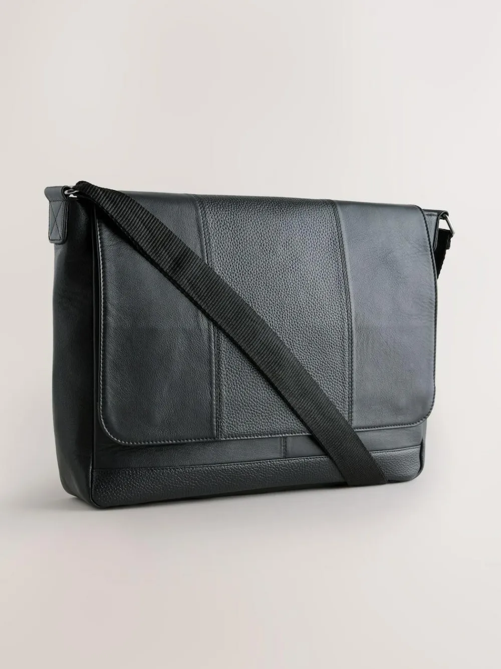Next Signature Leather Messenger Bag^ Bags