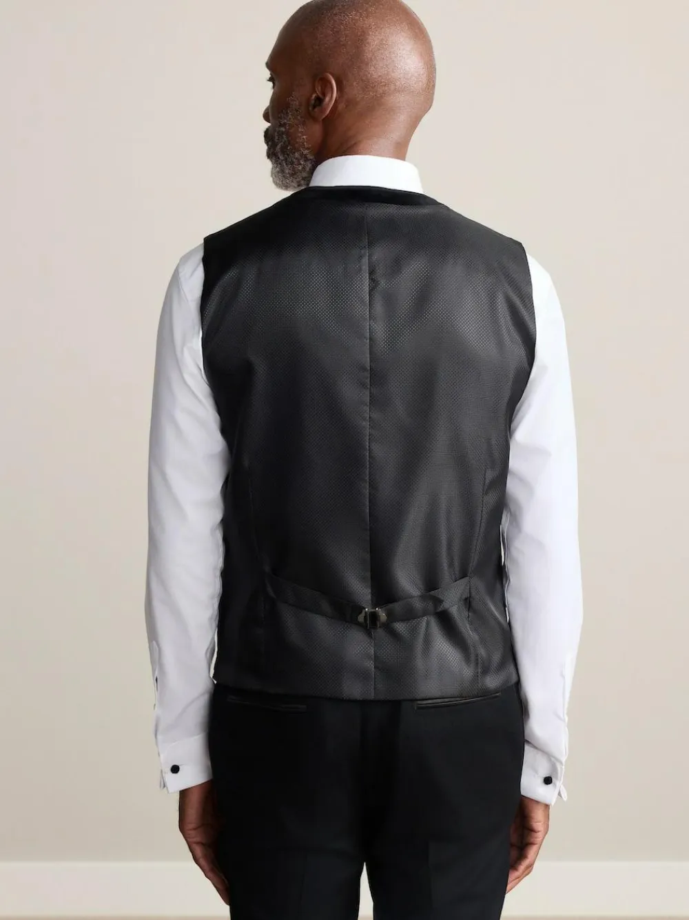 Next Black Signature Pontoglio Italian Velvet Waistcoat^ Coats & Jackets|Coats & Jackets