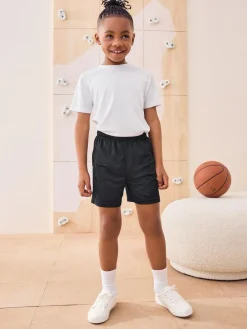 Next Black Single Sports Shorts (3-16yrs)^BOY Shorts|Shorts & Skirts