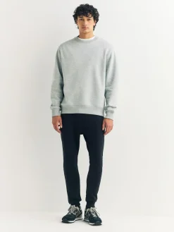 Next Black Skinny Fit Slim Fit Brushback Heavyweight Joggers