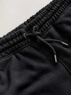 Next Black Skinny Fit Slim Fit Brushback Heavyweight Joggers