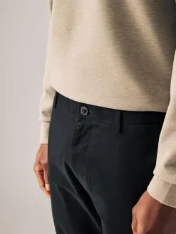 Discount Next Skinny Fit Stretch Chinos Shorts Black