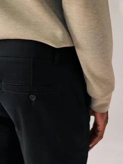 Discount Next Skinny Fit Stretch Chinos Shorts Black
