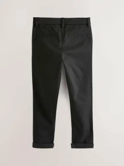 Discount Next Black Skinny Fit Stretch Chino Trousers (3-17yrs)