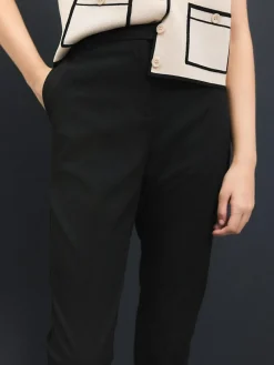 Best Next Black Skinny Tailored Trousers