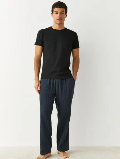 Sale Next Slim Fit 100% Cotton Layering T-Shirts 5 Pack Black