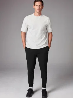 Next Slim Fit Brushback Heavyweight 2 Pack Joggers^ Joggers|Joggers