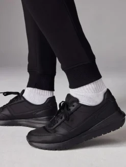 Next Slim Fit Brushback Heavyweight 2 Pack Joggers^ Joggers|Joggers