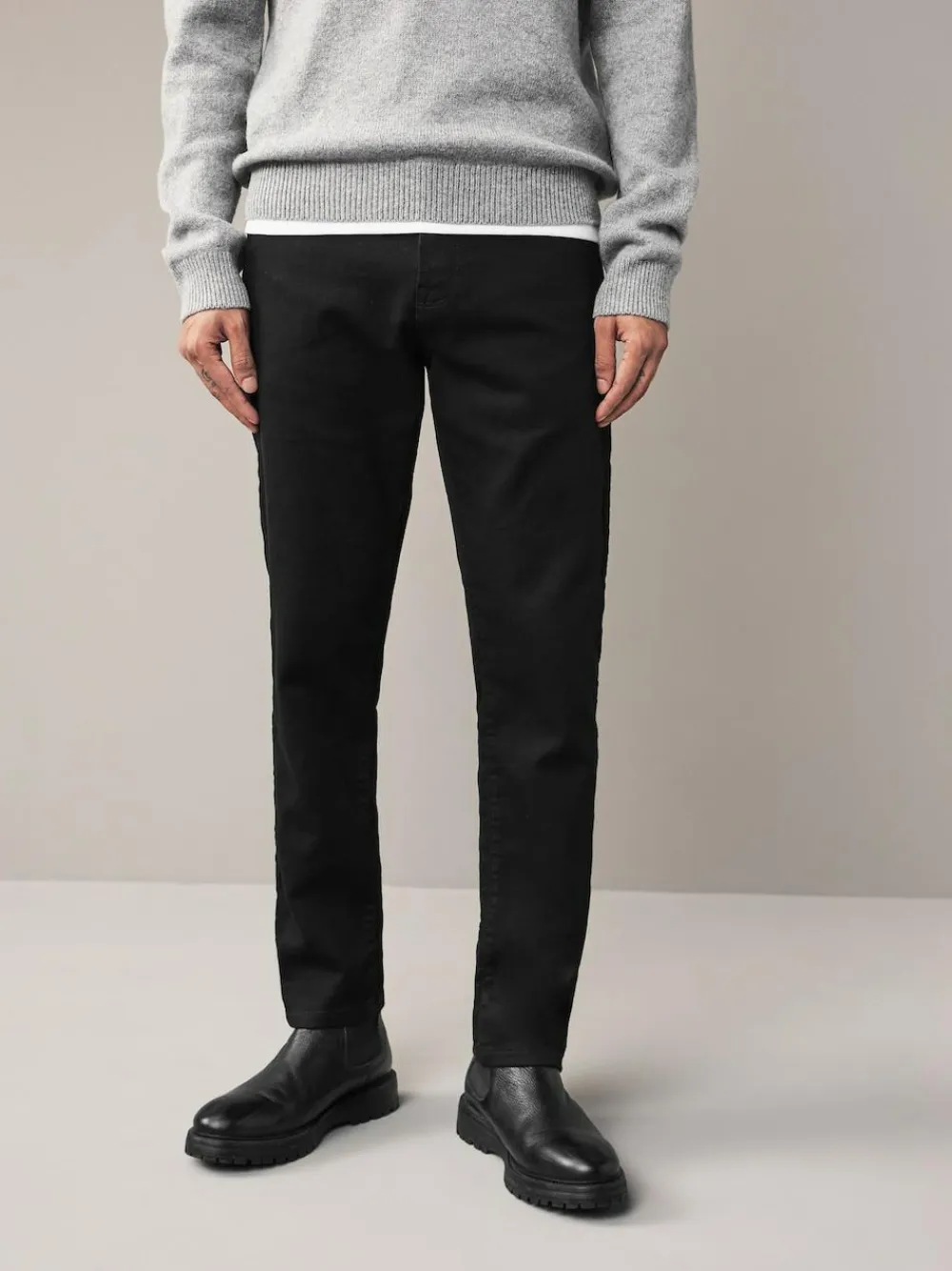 Next Black Slim Fit Comfort Stretch Jeans^ Jeans|Jeans