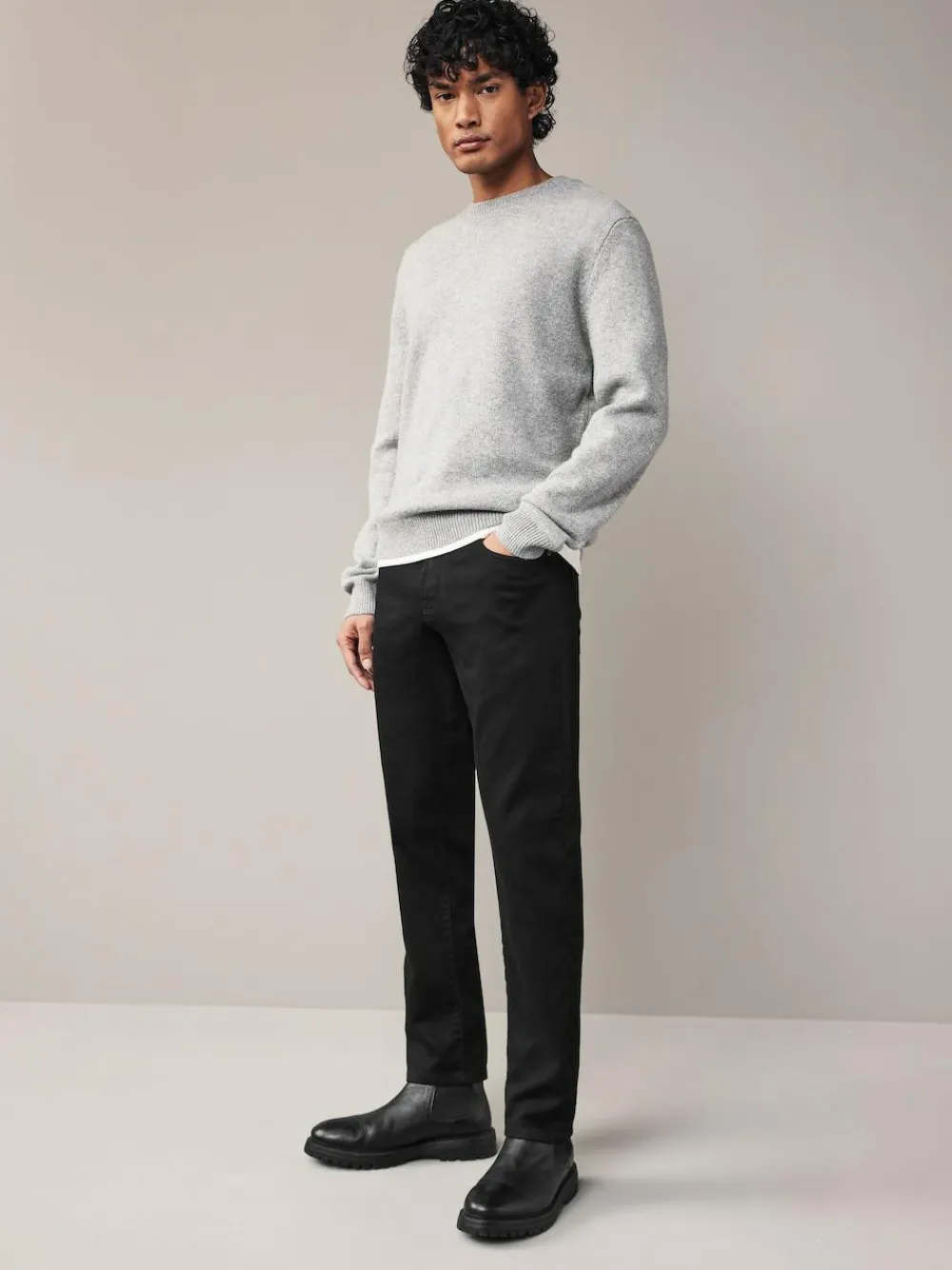 Next Black Slim Fit Comfort Stretch Jeans^ Jeans|Jeans