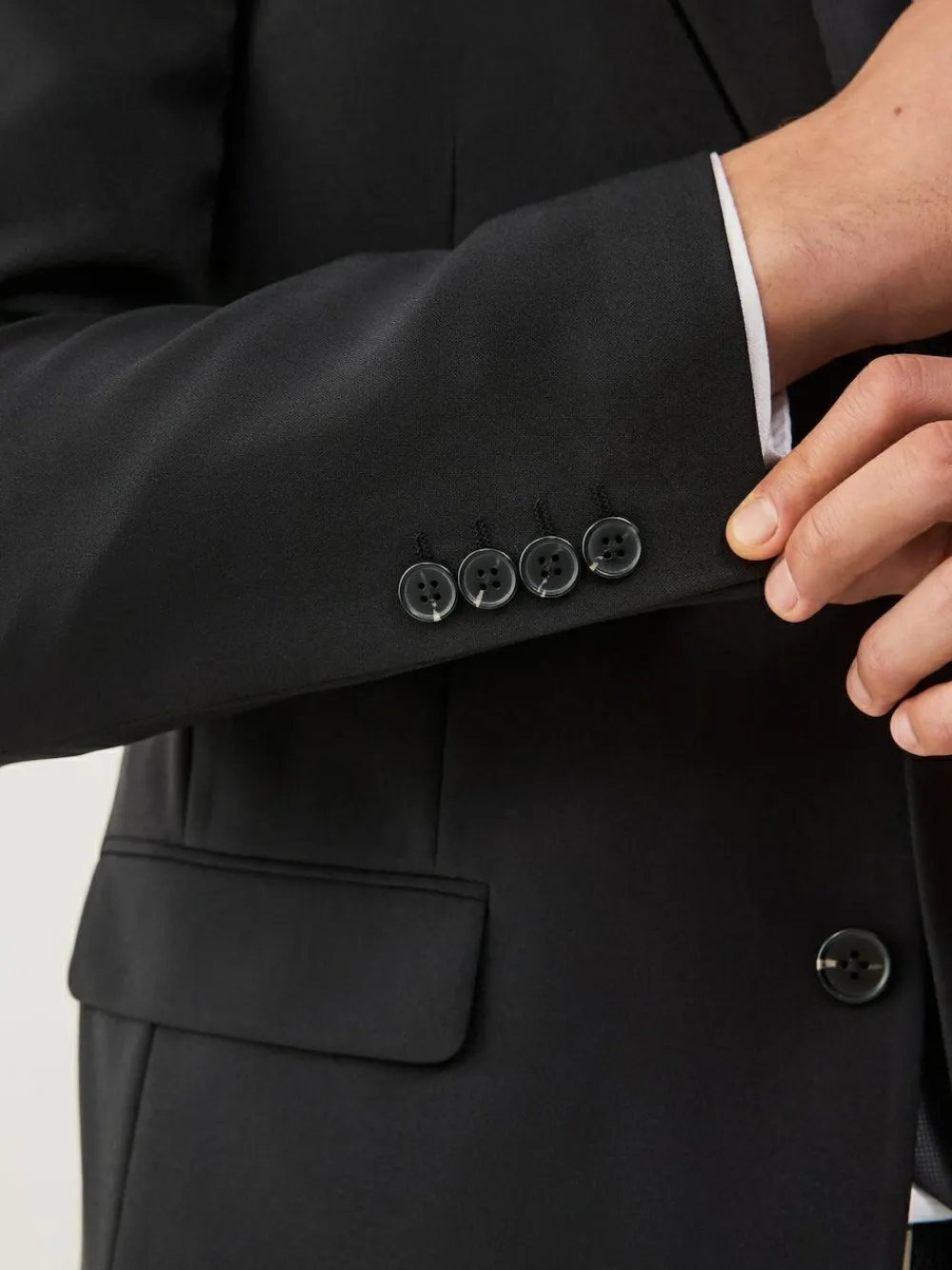 Best Next Slim Fit Essential Suit Jacket Black