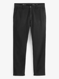 Hot Next Slim Fit Motionflex Chino Trousers Black
