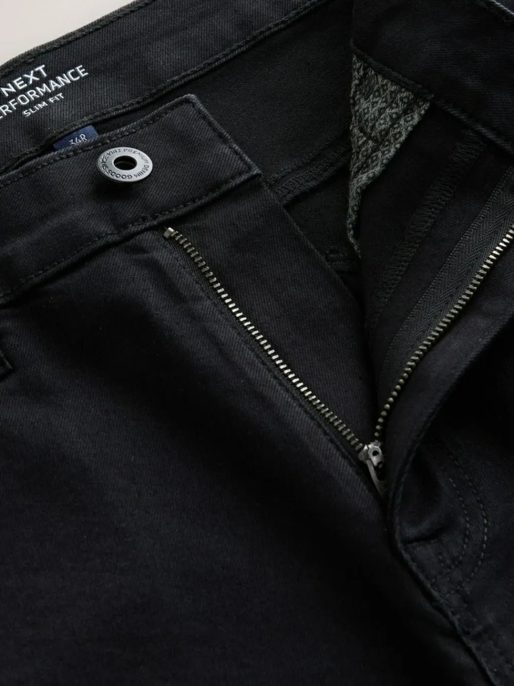 New Next Black Slim Fit Motionflex Jeans