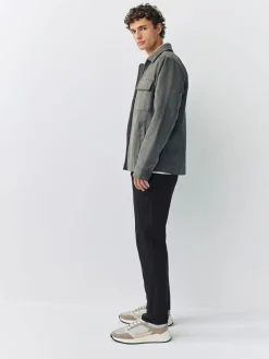 Next Slim Fit Pleated Stretch Chinos Trousers With Elasticated Waist^ Pants & Chinos