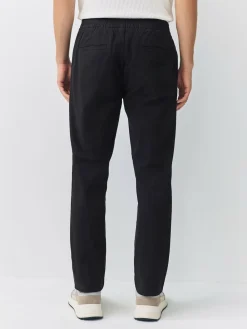 Next Slim Fit Pleated Stretch Chinos Trousers With Elasticated Waist^ Pants & Chinos