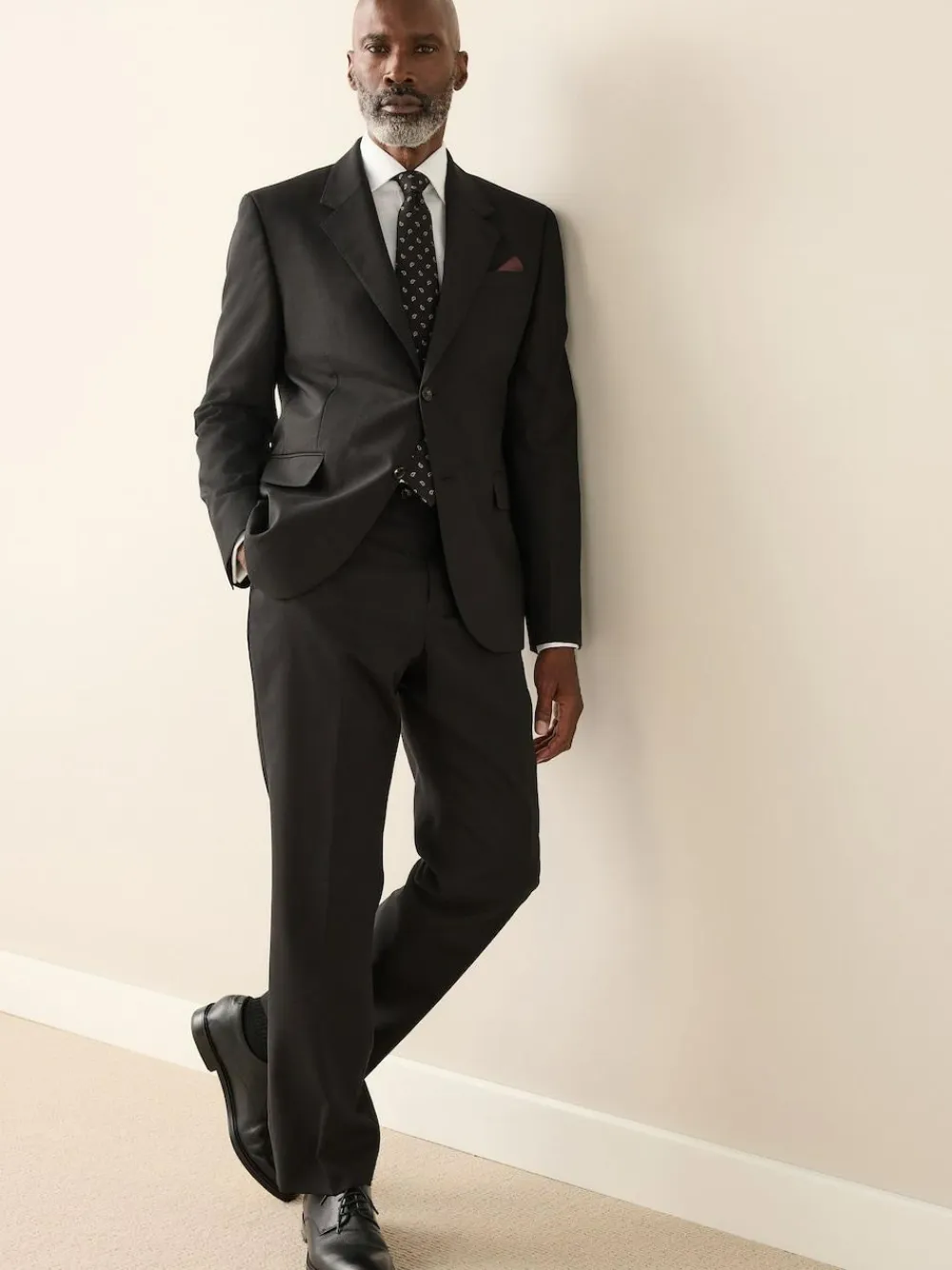 Next Slim Fit Signature Nova Fides 100% Italian Wool Suit Jacket^ Blazers & Formal Jackets|Black Suits