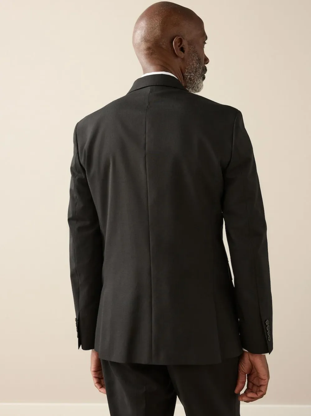 Next Slim Fit Signature Nova Fides 100% Italian Wool Suit Jacket^ Blazers & Formal Jackets|Black Suits