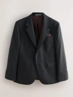 Next Slim Fit Signature Nova Fides 100% Italian Wool Suit Jacket^ Blazers & Formal Jackets|Black Suits