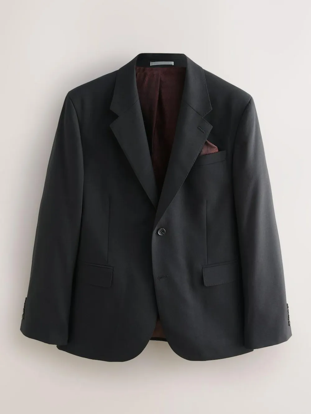 Next Slim Fit Signature Nova Fides 100% Italian Wool Suit Jacket^ Blazers & Formal Jackets|Black Suits