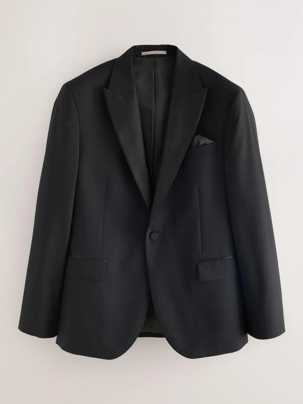 Next Black Slim Fit Signature Nova Fides 100% Italian Wool Tuxedo Suit Jacket^ Black Suits|Suits & Tuxedos