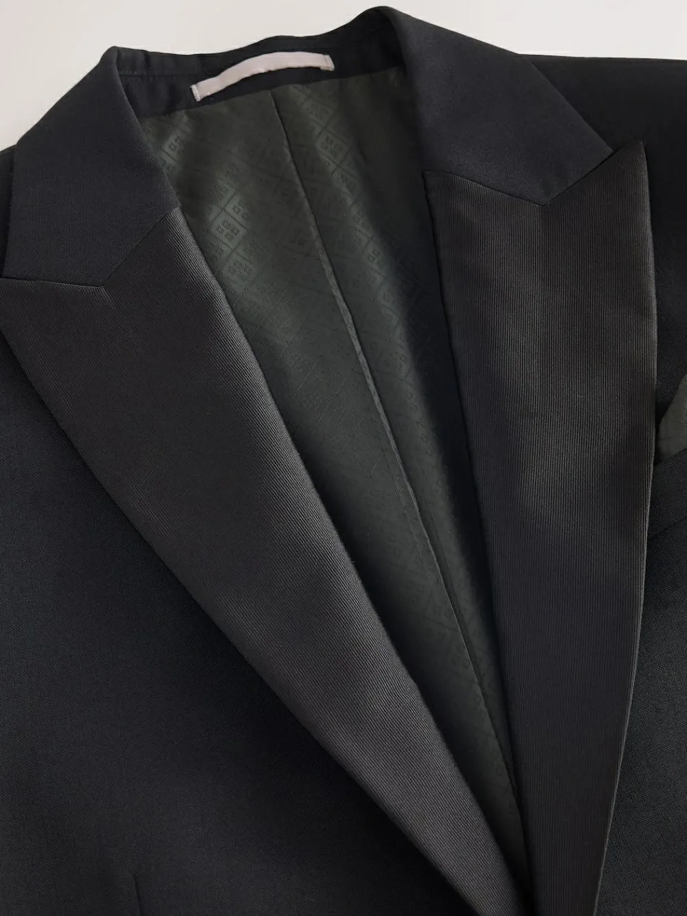 Next Black Slim Fit Signature Nova Fides 100% Italian Wool Tuxedo Suit Jacket^ Black Suits|Suits & Tuxedos